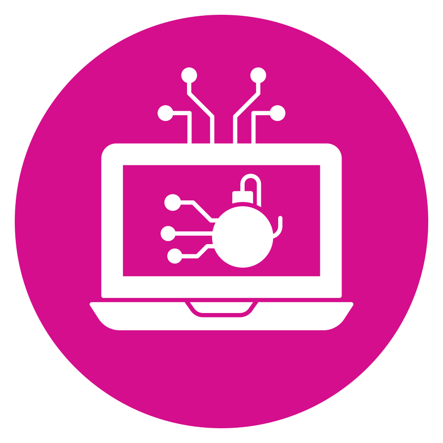 Abstract cloud illustration hovering over two businessmen