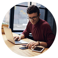 Business man working 