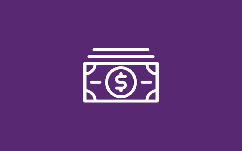 Cost allocation icon image