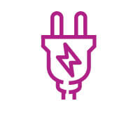 Illustration of electric plug