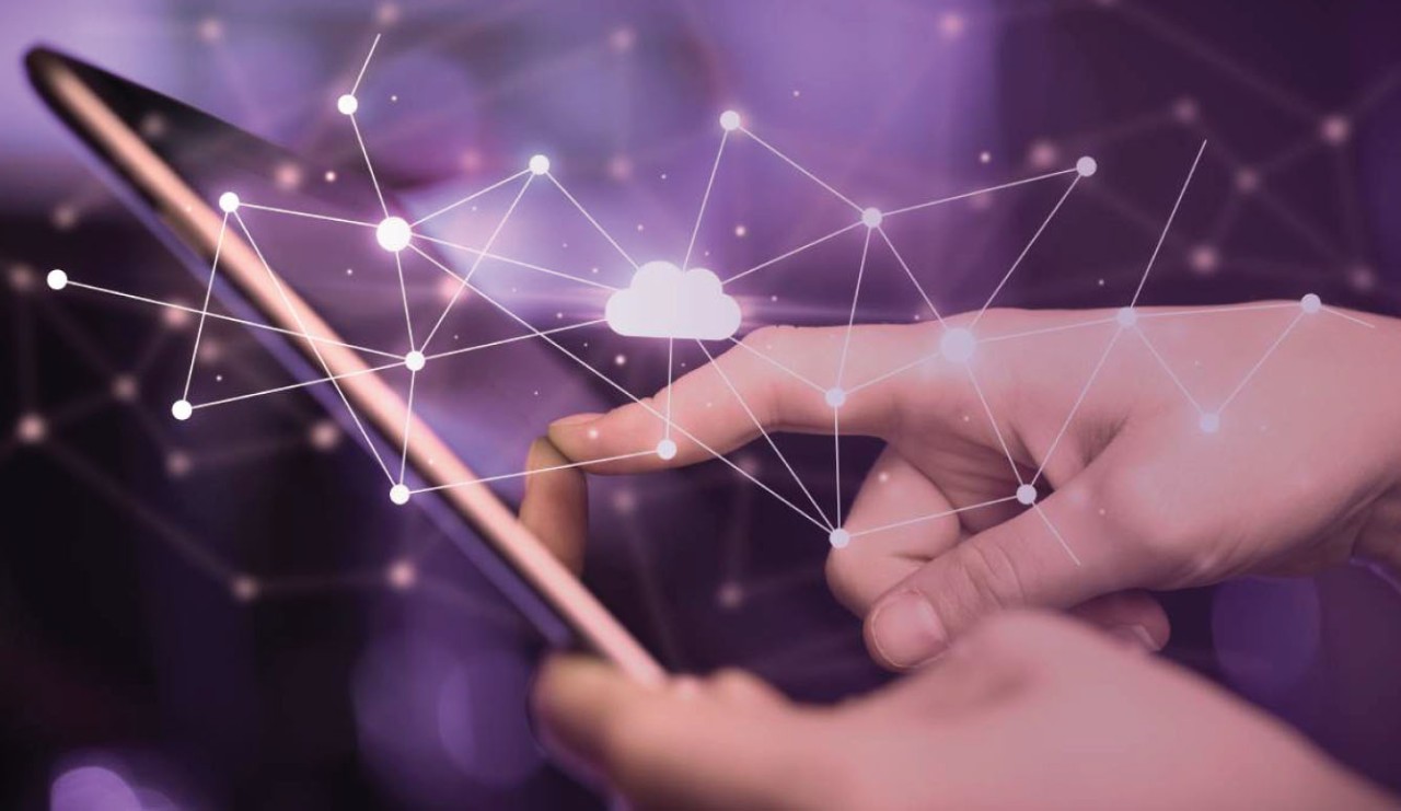 Remember the big picture Business woman reviewing data off tablet computer