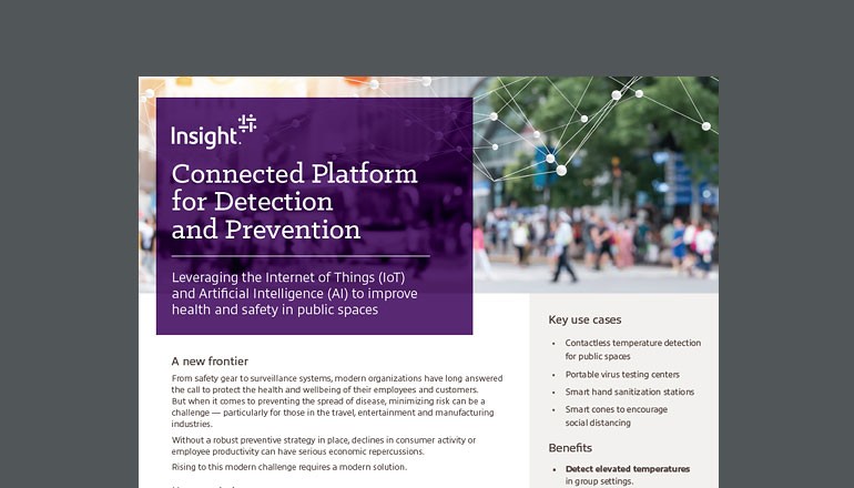 Insight Connected Platform for Detection and Prevention Insight Connected Platform for Detection and Prevention asset cover