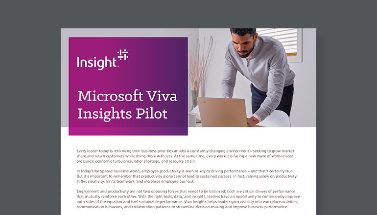 Microsoft Viva Insights Pilot Microsoft Viva Insights Pilot